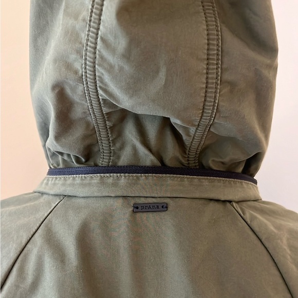 Prana Green Utility Jacket with Hood and Cinched Waist - Picture 5 of 9